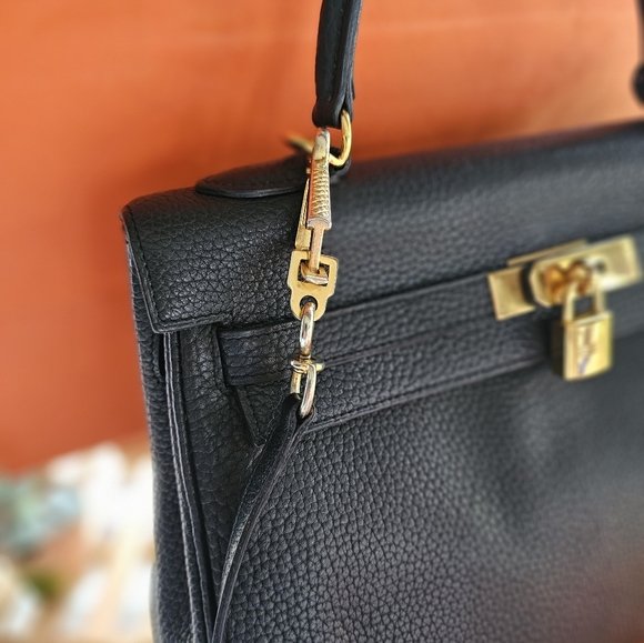 HERMES KELLY BLACK - Picture 4 of 16